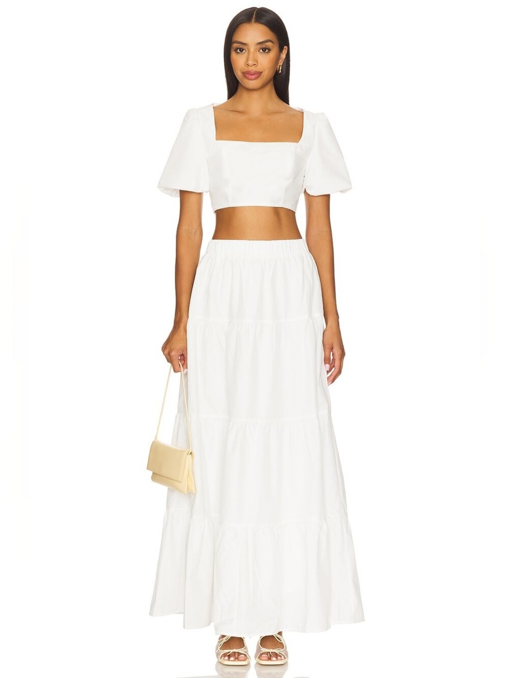 Puff Sleeve Crop Top
